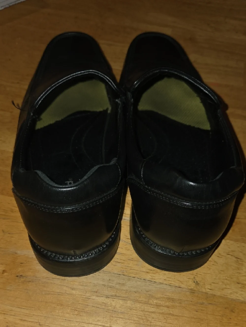 Roberto David Kids Black Moccasin Slip-Ons